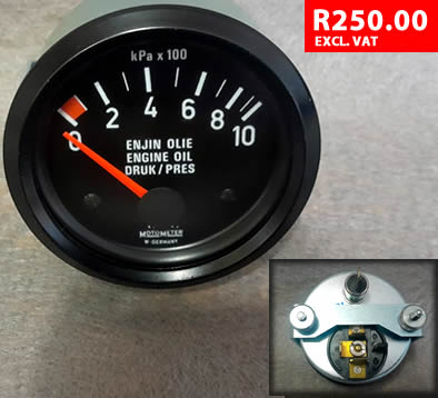 Engine oil pressure gauge 24 volts